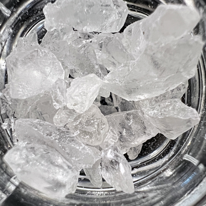 YAGA Farms THCa Diamonds: An image displaying the exceptional clarity and purity of our 99% pure THCa diamonds, highlighting their premium quality and potency.