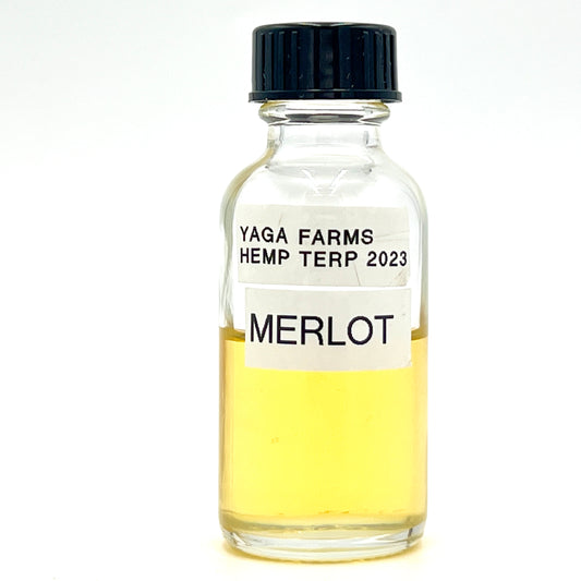 YAGA Farms Hemp Derived Live Terpenes: Merlot. A captivating image showcasing the aromatic essence of Merlot terpenes, extracted for premium quality and distinctive fragrance.